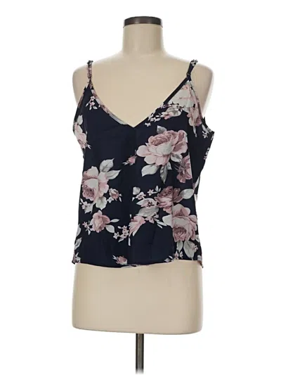 Pre-owned Unbranded Tank Top Blue Strapless Neckline Tops