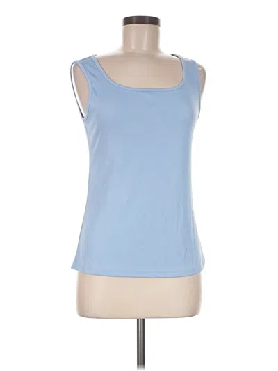 Pre-owned Unbranded Tank Top Blue Strapless Neckline Tops