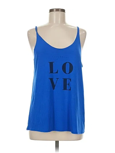 Pre-owned Unbranded Tank Top Blue Sweetheart Neckline Tops