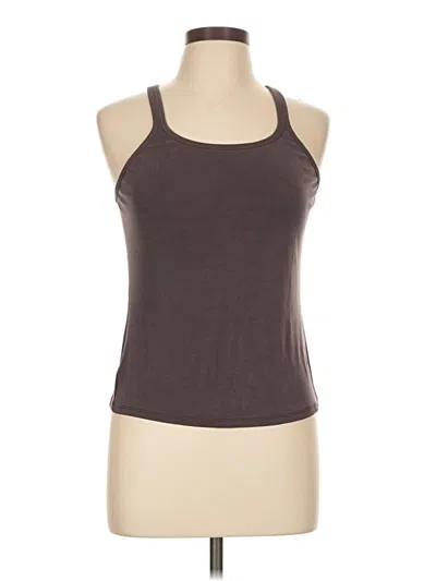 Pre-owned Unbranded Tank Top Brown Halter Neckline Tops