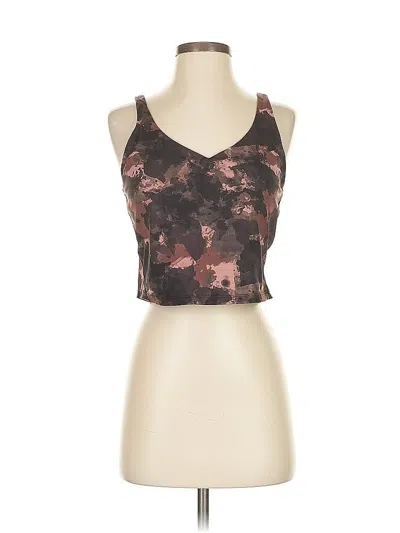 Pre-owned Unbranded Tank Top Brown Strapless Neckline Tops