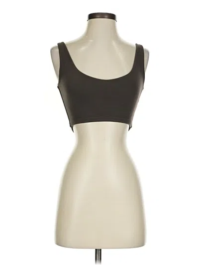 Pre-owned Unbranded Tank Top Brown Strapless Neckline Tops