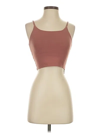 Pre-owned Unbranded Tank Top Brown Strapless Neckline Tops
