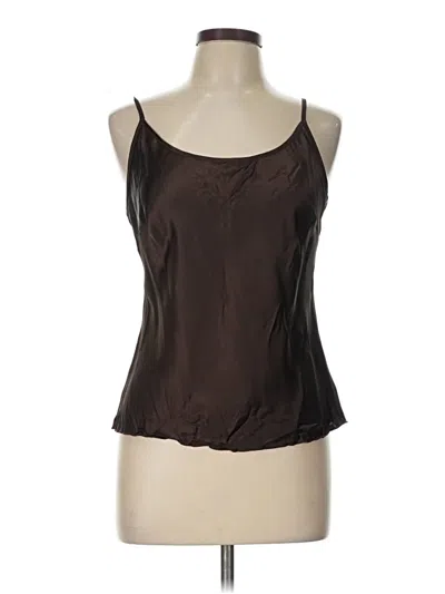 Pre-owned Unbranded Tank Top Brown Strapless Neckline Tops