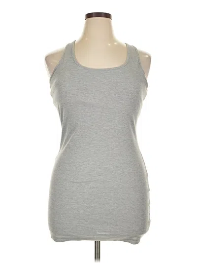 Pre-owned Unbranded Tank Top Gray Crew Neck Tops