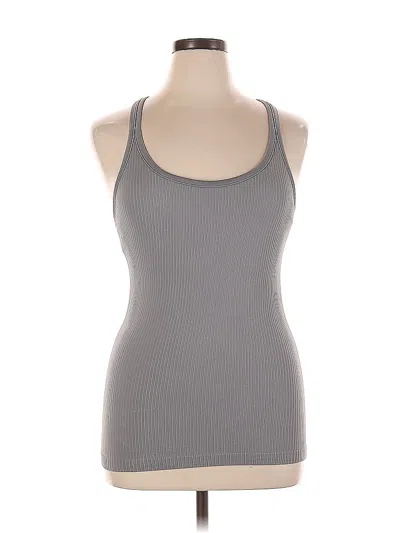 Pre-owned Unbranded Tank Top Gray Halter Neckline Tops