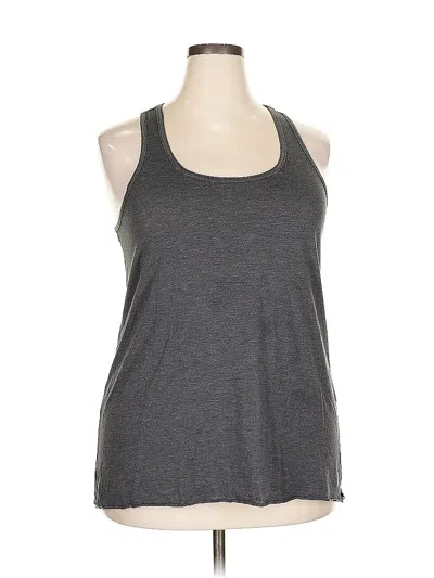 Pre-owned Unbranded Tank Top Gray Halter Neckline Tops