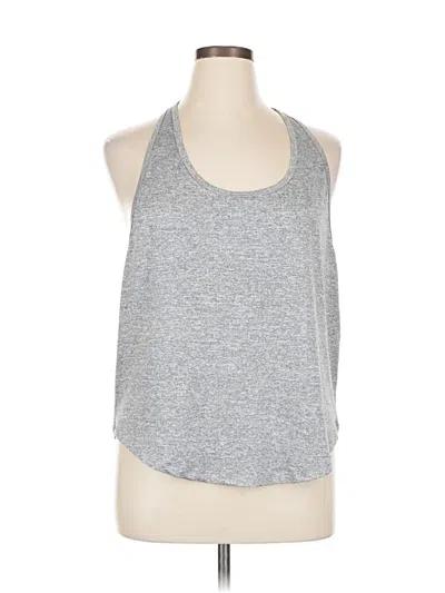 Pre-owned Unbranded Tank Top Gray Halter Neckline Tops
