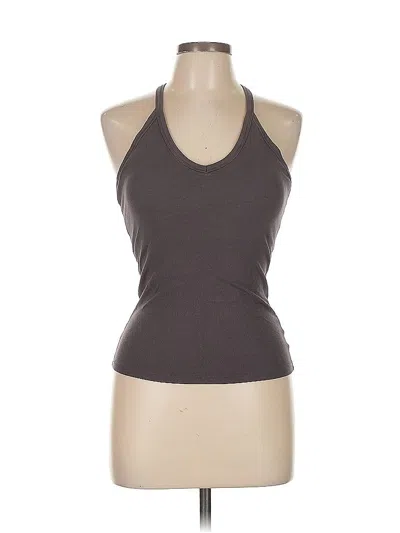 Pre-owned Unbranded Tank Top Gray Halter Neckline Tops