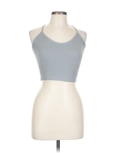 Pre-owned Unbranded Tank Top Gray Halter Neckline Tops