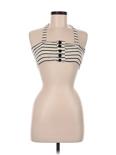 Pre-owned Unbranded Tank Top Gray Halter Neckline Tops