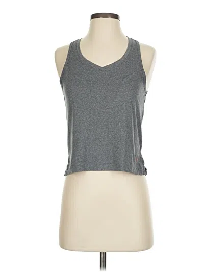 Pre-owned Unbranded Tank Top Gray Halter Neckline Tops