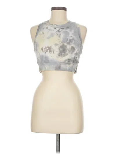 Pre-owned Unbranded Tank Top Gray Halter Neckline Tops