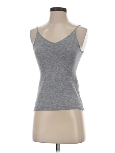 Pre-owned Unbranded Tank Top Gray Halter Neckline Tops