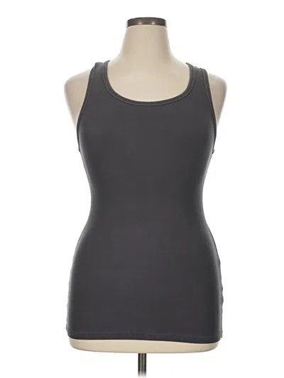 Pre-owned Unbranded Tank Top Gray Halter Neckline Tops