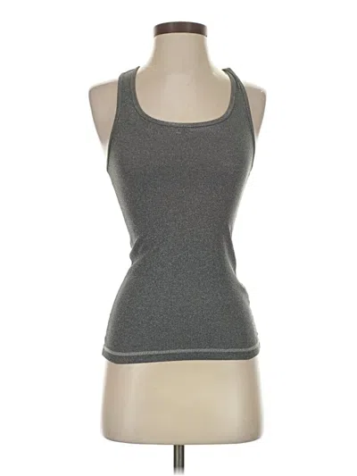 Pre-owned Unbranded Tank Top Gray Halter Neckline Tops