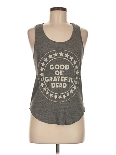 Pre-owned Unbranded Tank Top Gray Halter Neckline Tops