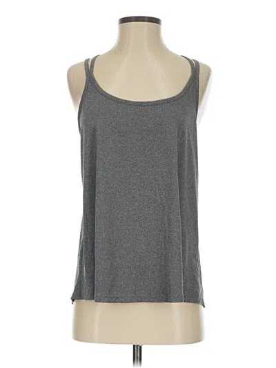 Pre-owned Unbranded Tank Top Gray Halter Neckline Tops