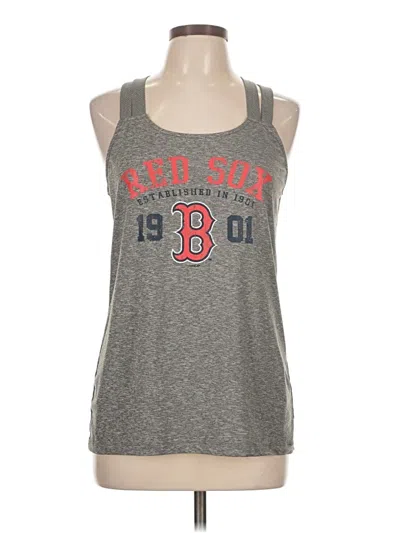 Pre-owned Unbranded Tank Top Gray Halter Neckline Tops