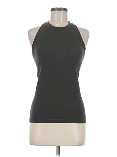 Pre-owned Unbranded Tank Top Gray Halter Neckline Tops