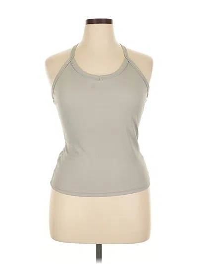 Pre-owned Unbranded Tank Top Gray Halter Neckline Tops