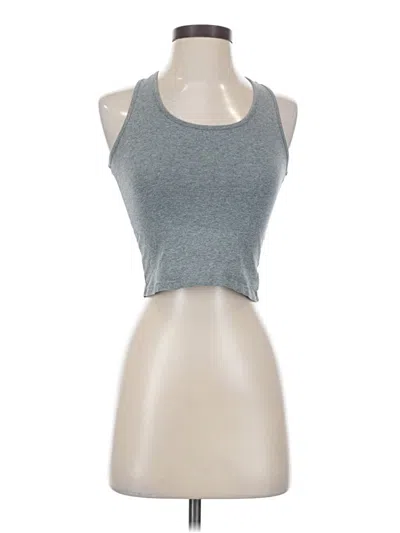 Pre-owned Unbranded Tank Top Gray Halter Neckline Tops