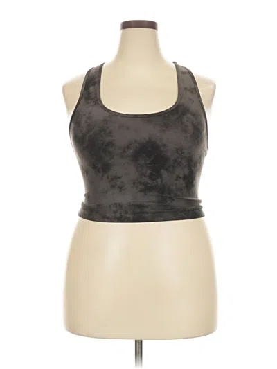 Pre-owned Unbranded Tank Top Gray Halter Neckline Tops