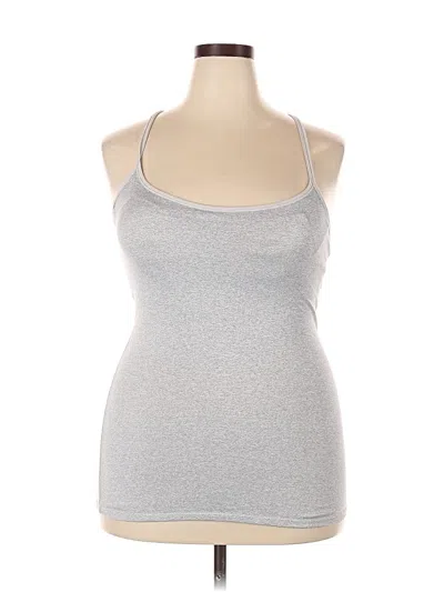 Pre-owned Unbranded Tank Top Gray Halter Neckline Tops