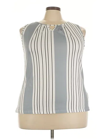 Pre-owned Unbranded Tank Top Gray Halter Neckline Tops