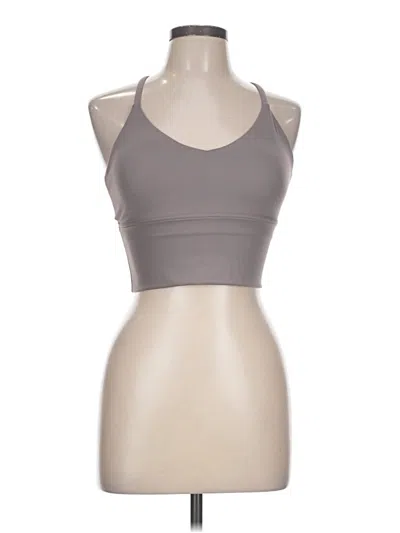 Pre-owned Unbranded Tank Top Gray Halter Neckline Tops