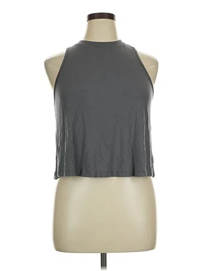 Pre-owned Unbranded Tank Top Gray Halter Neckline Tops