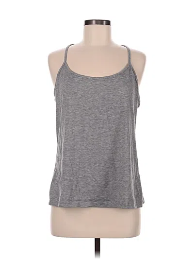 Pre-owned Unbranded Tank Top Gray Halter Neckline Tops