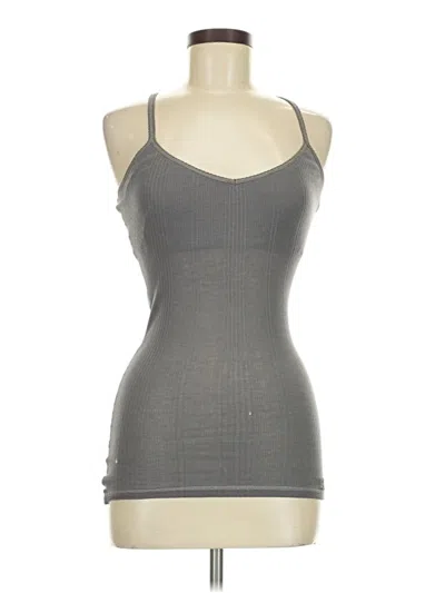 Pre-owned Unbranded Tank Top Gray Halter Neckline Tops