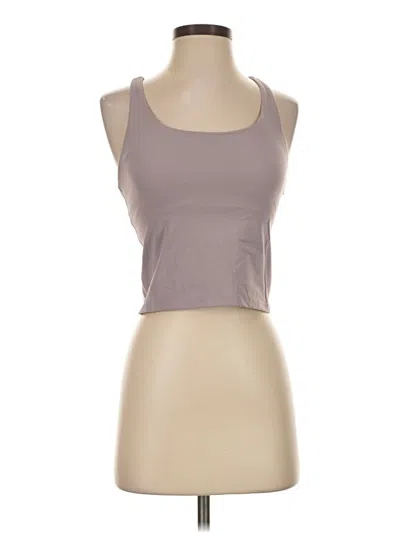 Pre-owned Unbranded Tank Top Gray Scoop Neck Tops