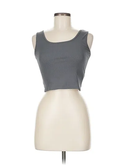 Pre-owned Unbranded Tank Top Gray Strapless Neckline Tops