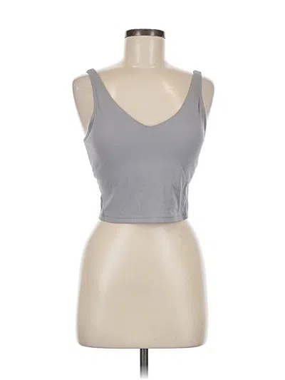 Pre-owned Unbranded Tank Top Gray Strapless Neckline Tops