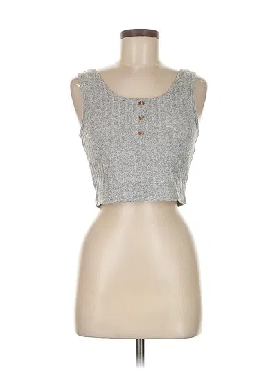 Pre-owned Unbranded Tank Top Gray Strapless Neckline Tops