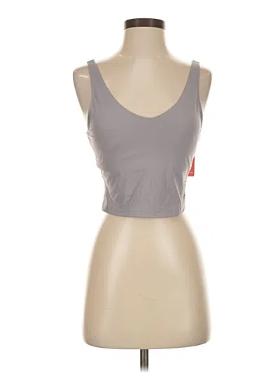 Unbranded Tank Top Gray Strapless Neckline Tops