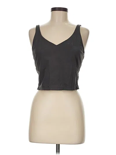 Pre-owned Unbranded Tank Top Gray Strapless Neckline Tops
