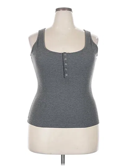 Pre-owned Unbranded Tank Top Gray Strapless Neckline Tops