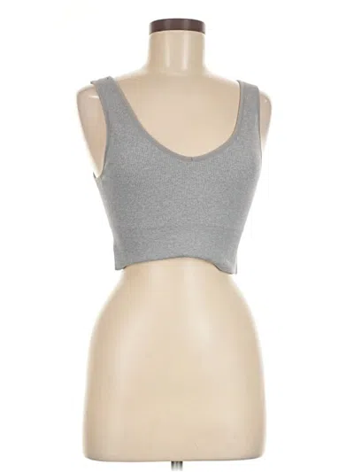 Pre-owned Unbranded Tank Top Gray Strapless Neckline Tops