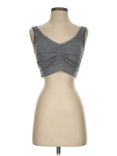 Pre-owned Unbranded Tank Top Gray Strapless Neckline Tops