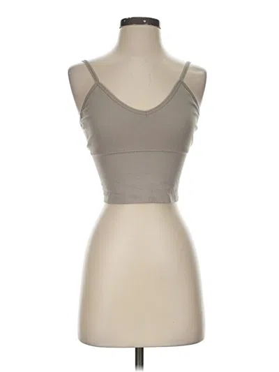 Pre-owned Unbranded Tank Top Gray Strapless Neckline Tops