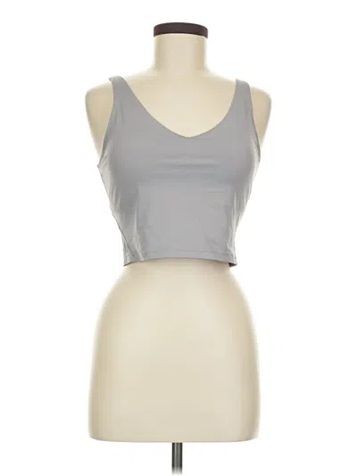 Pre-owned Unbranded Tank Top Gray Strapless Neckline Tops