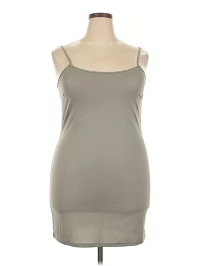 Pre-owned Unbranded Tank Top Gray Strapless Neckline Tops