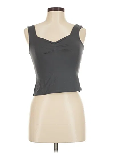 Pre-owned Unbranded Tank Top Gray Strapless Neckline Tops