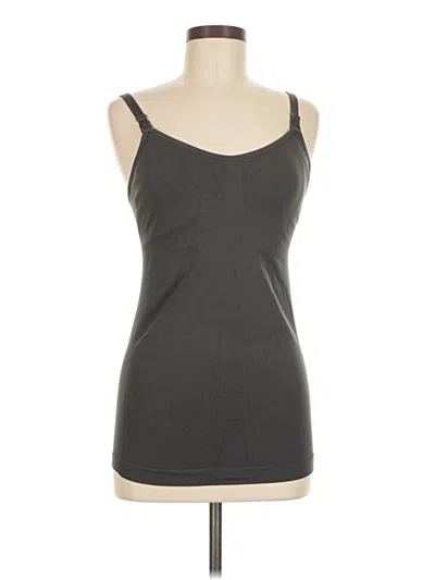 Pre-owned Unbranded Tank Top Gray Strapless Neckline Tops