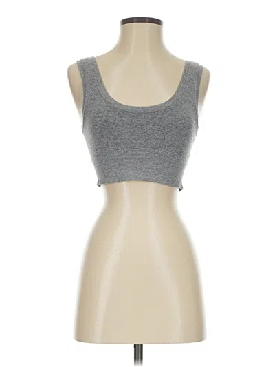 Pre-owned Unbranded Tank Top Gray Strapless Neckline Tops