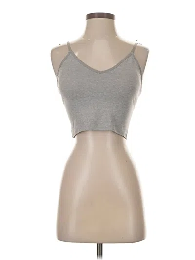 Pre-owned Unbranded Tank Top Gray Strapless Neckline Tops