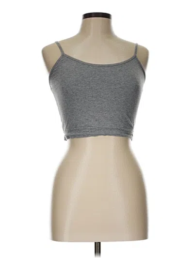 Pre-owned Unbranded Tank Top Gray Strapless Neckline Tops